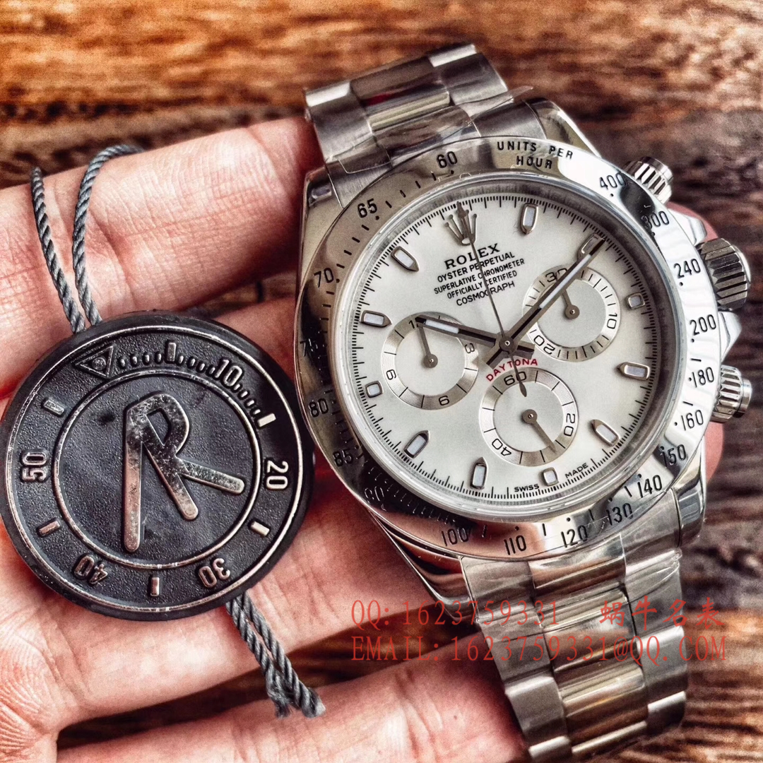 【AR一比一超A高仿手表】 Rolex  Cosmograph Daytona  Ditongna 系列116520-78590 黑盘 wrist watch (黑钢迪)、116520-78590 白盘 wrist watch (白钢迪) / RBH195
