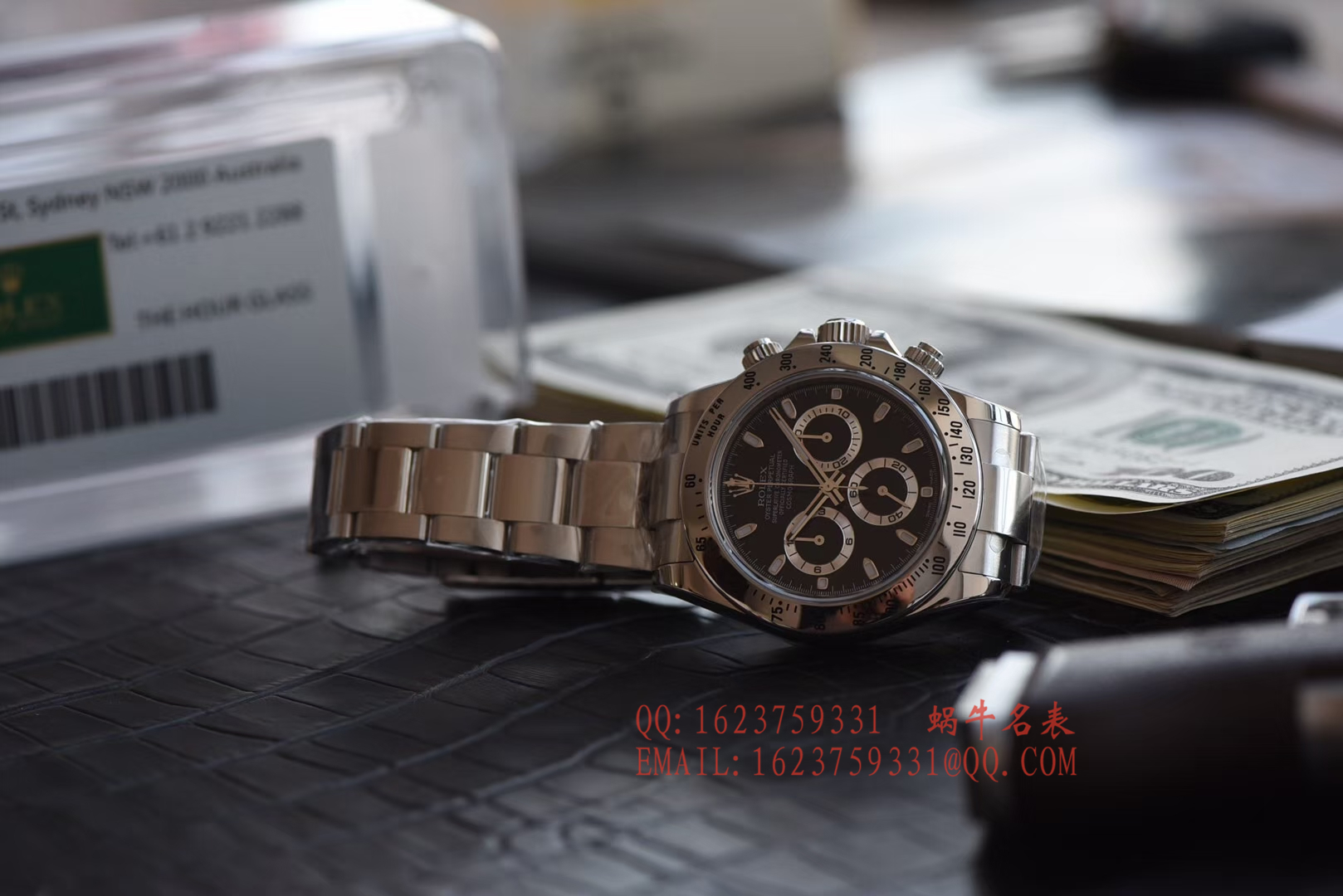 【AR一比一超A高仿手表】 Rolex  Cosmograph Daytona  Ditongna 系列116520-78590 黑盘 wrist watch (黑钢迪)、116520-78590 白盘 wrist watch (白钢迪) / RBH195