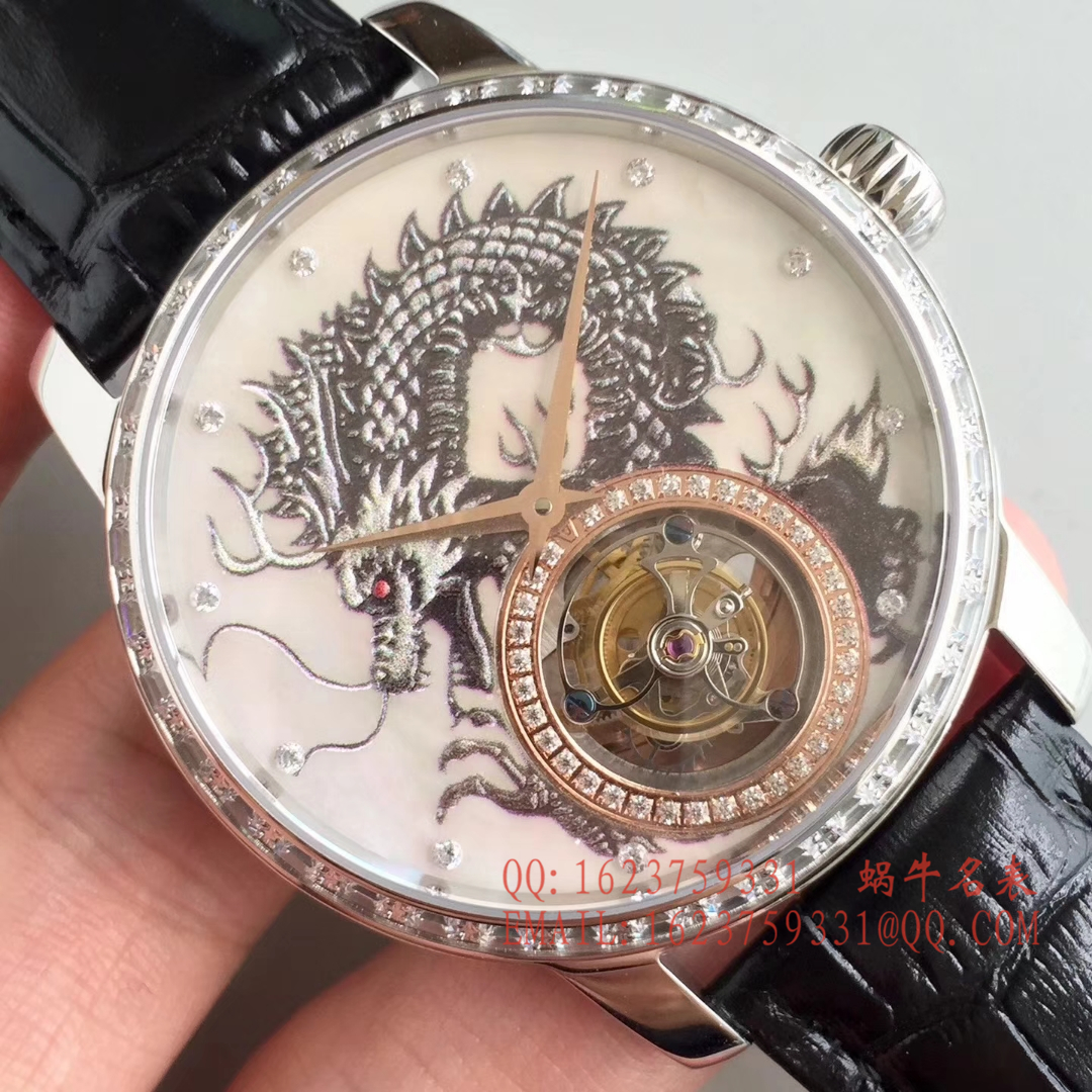 【LH一比一超A高仿手表】Vacheron Constantin  （）中国龍限量版（龙戏珠） Tourbillon  wrist watch  / JS121