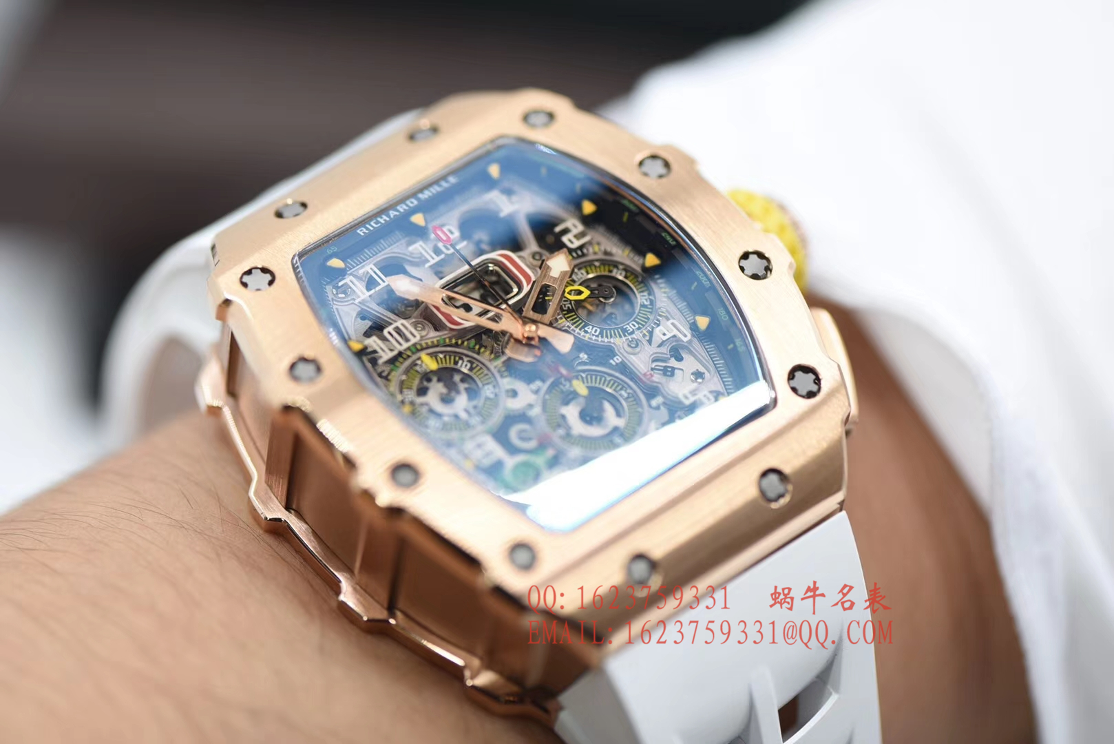 【独家 Video analysis KV一比一超A高仿手表】 Richard Miller RICHARD MILLE男士系列RM 11-03RG wrist watch  / RM 011D