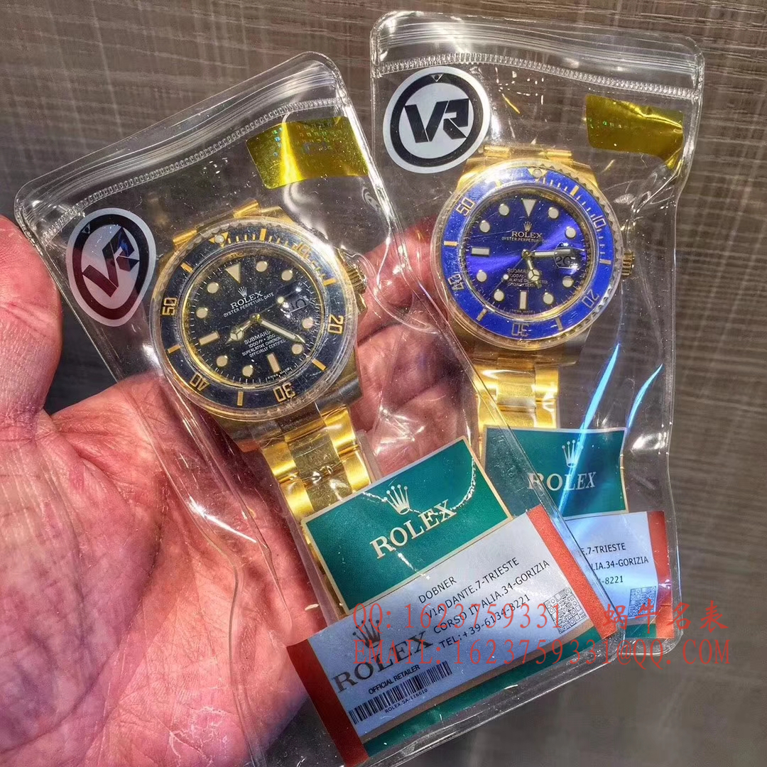【独家 Video analysis VR一比一超A高仿手表】 Rolex  Submariner 型116612-LN-97203包间金 Submariner  / R197