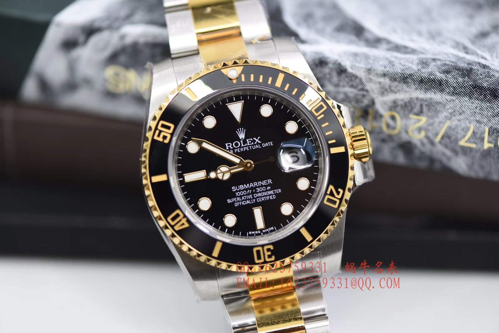 【独家 Video analysis VR一比一超A高仿手表】 Rolex  Submariner 型116612-LN-97203包间金 Submariner  / R197