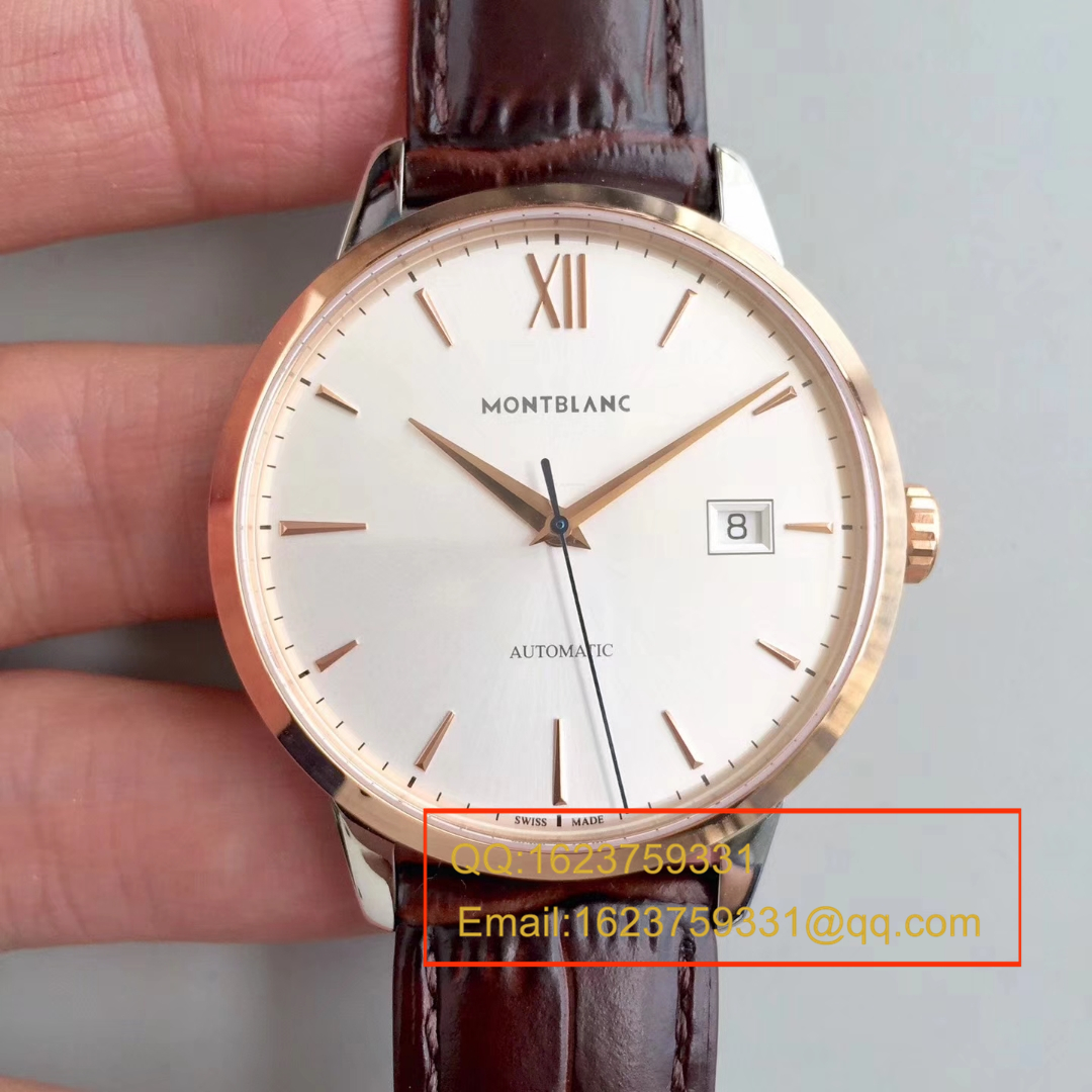 【ER一比一超A高仿手表】万宝龙HERITAGE SPIRIT系列U0111622 / U0111624《玫瑰金壳》 wrist watch  / MBAI13