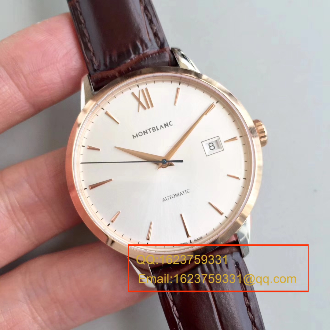 【ER一比一超A高仿手表】万宝龙HERITAGE SPIRIT系列U0111622 / U0111624《玫瑰金壳》 wrist watch  / MBAI13