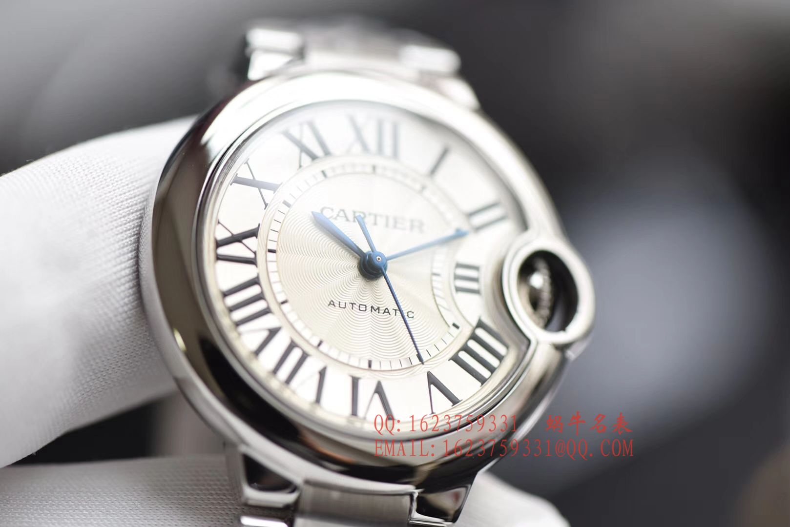 【V6一比一超A高仿蓝气球ETA1671 Movement 版本】 Cartier  蓝气球系列33毫米W6920071女士机械 wrist watch  / K142