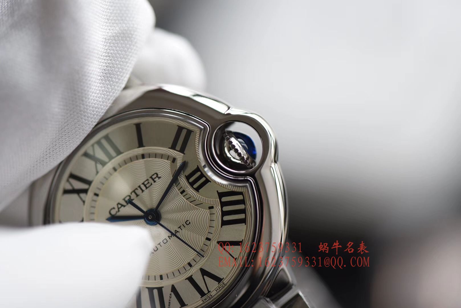 【V6一比一超A高仿蓝气球ETA1671 Movement 版本】 Cartier  蓝气球系列33毫米W6920071女士机械 wrist watch  / K142