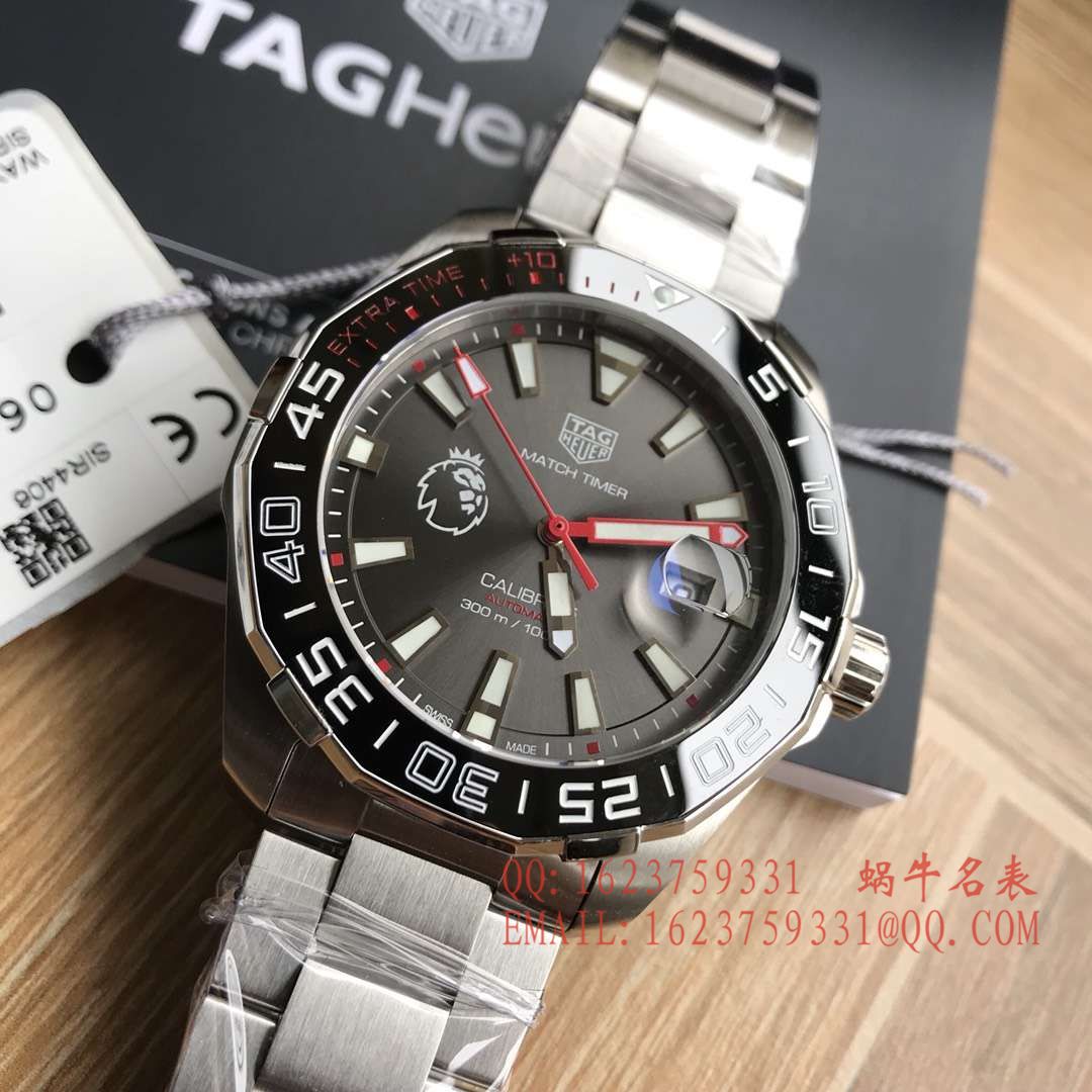 【香港原单 支持专柜验货】 TAG Heuer 竞潜Aquaracer系列300M英超联赛特别款 wrist watch WAY201D.BA0927 / TG037