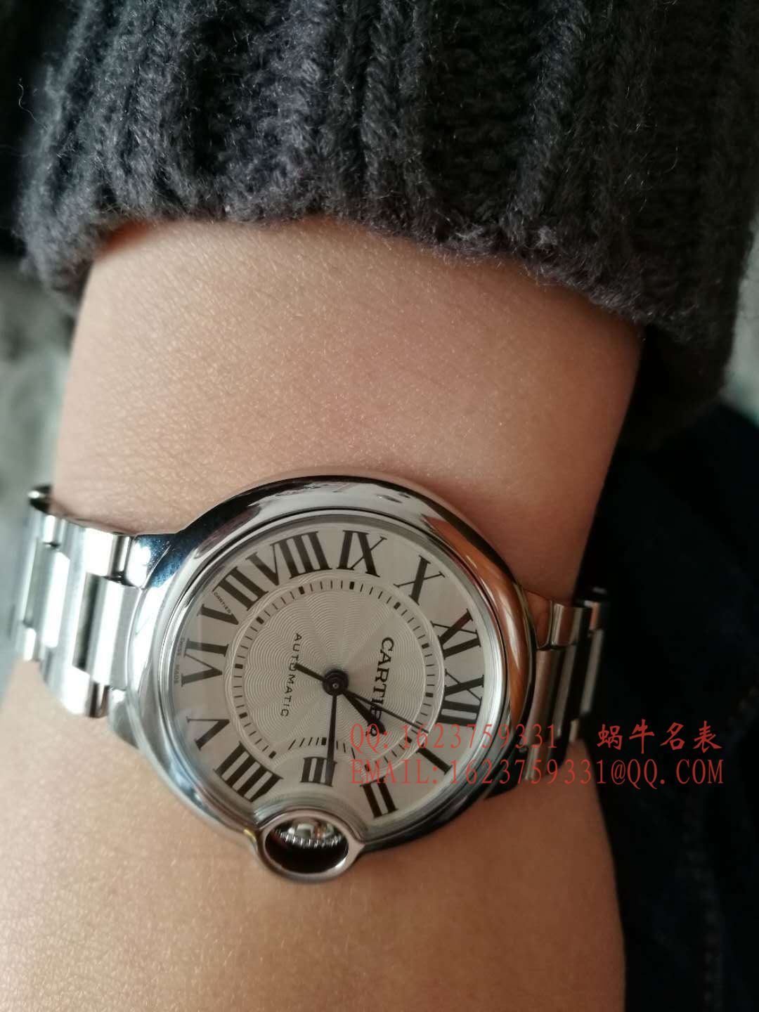 【独家视频测评V6 Factory 一比一超A高仿手表】 Cartier  蓝气球系列女装大号蓝气球36毫米W6920046 / KAF129
