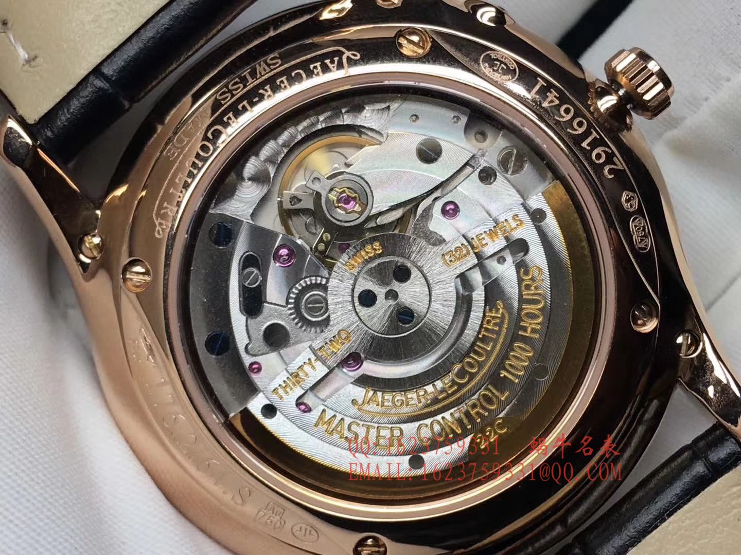 【VF Factory  top 超A高仿手表】 Jaeger-LeCoultre 月相大师系列Q1362520 wrist watch  / JJ085