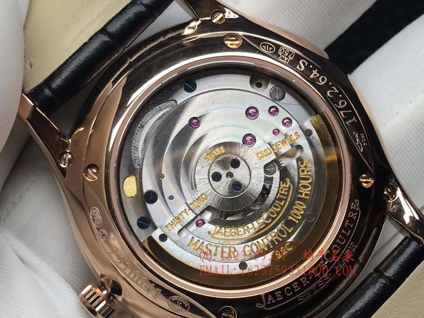 【VF Factory  top 超A高仿手表】 Jaeger-LeCoultre 月相大师系列Q1362520 wrist watch  / JJ085