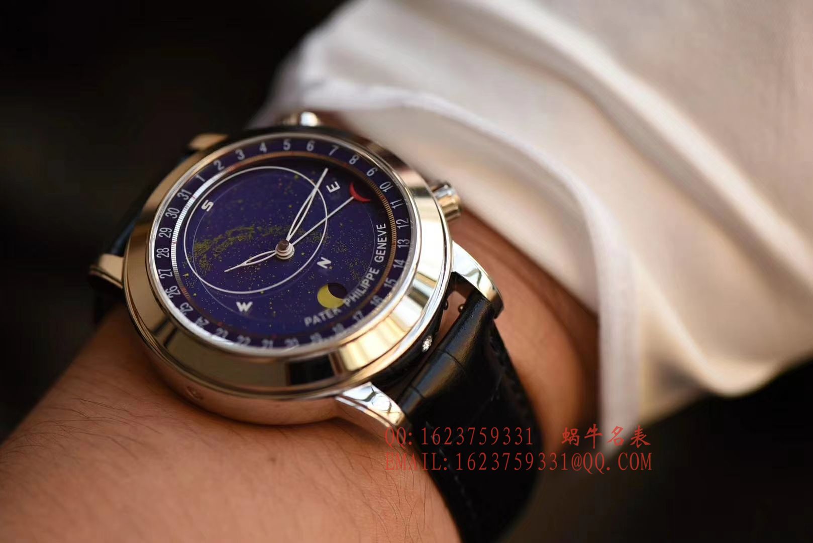 【 Video analysis 】高仿 PATEK PHILIPPE 超级复杂功能计时系列6102P-001 、6104G-001、铂金 wrist watch /6102R-001 玫瑰金 wrist watch  / BD219