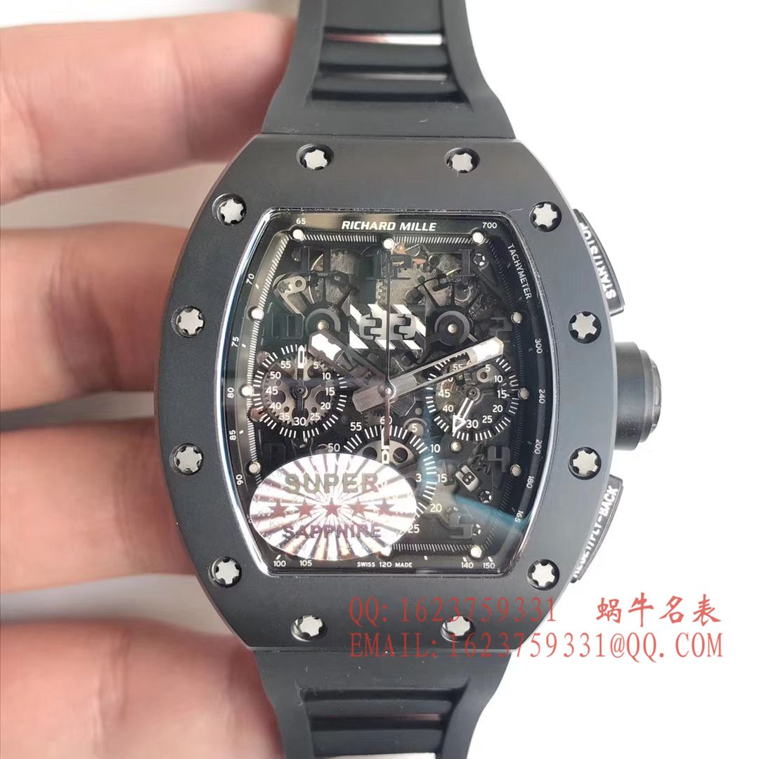 【独家 Video analysis KV最强版本一比一超A高仿手表】 RICHARD MILLE RICHARD MILLE男士系列RM 011 wrist watch  / RMCI 011DD