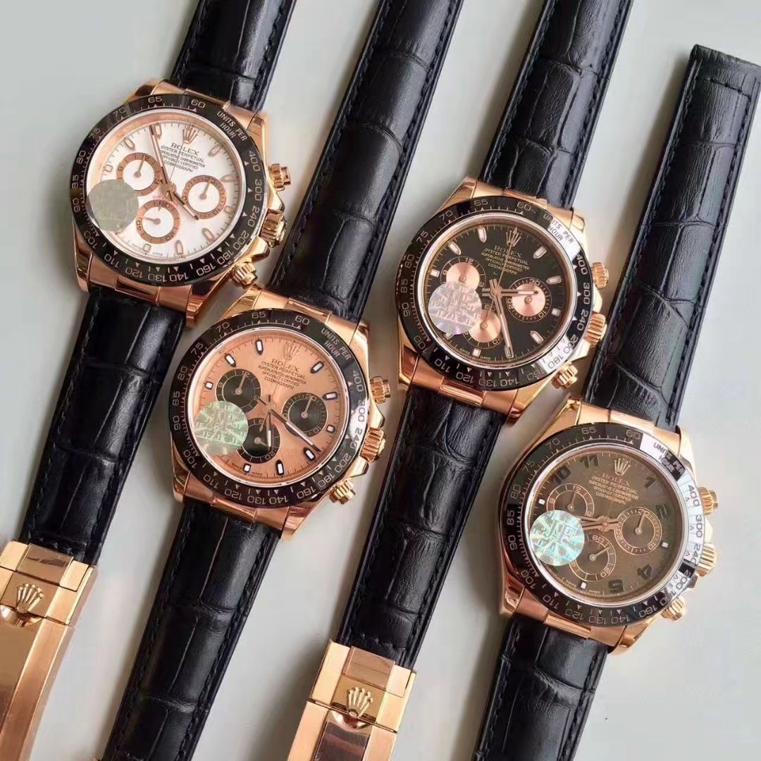 【独家视频测评JF Factory 1:1 top 复刻手表】 Rolex  Cosmograph Daytona  Ditongna 系列116515LN粉盘 wrist watch  / RBC149