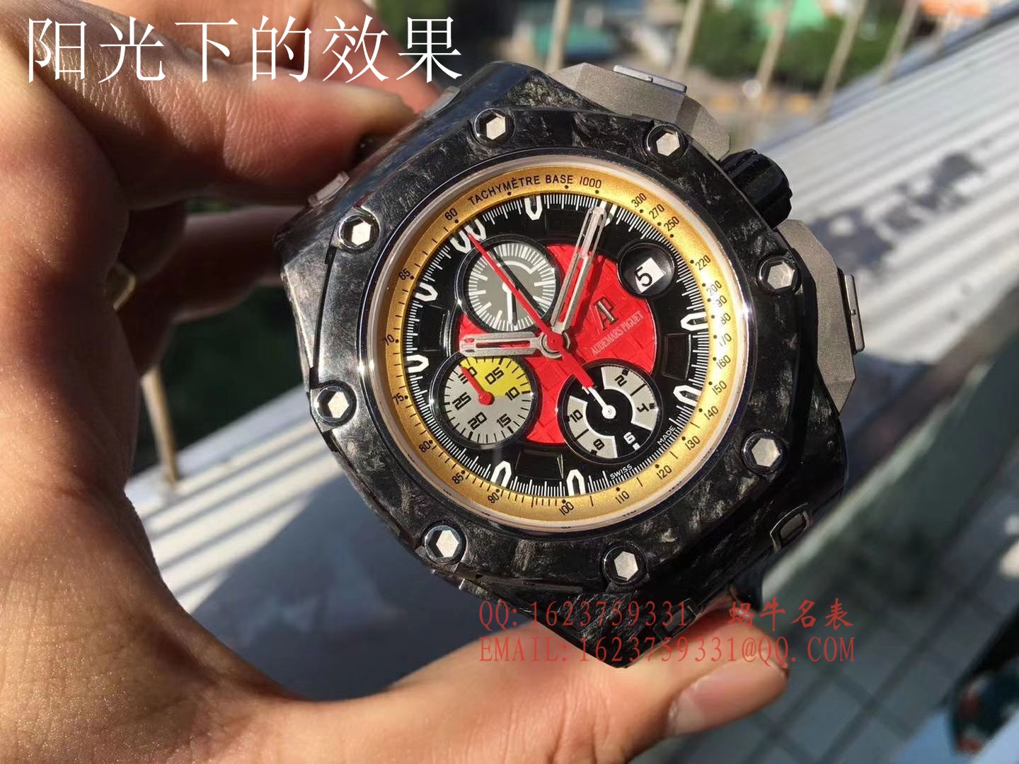 【 Video analysis JF Factory 1:1超A高仿手表】Audemars Piguet 格兰披治大奖赛限定版26290IO.OO.A001VE.01机械 wrist watch  / AP041