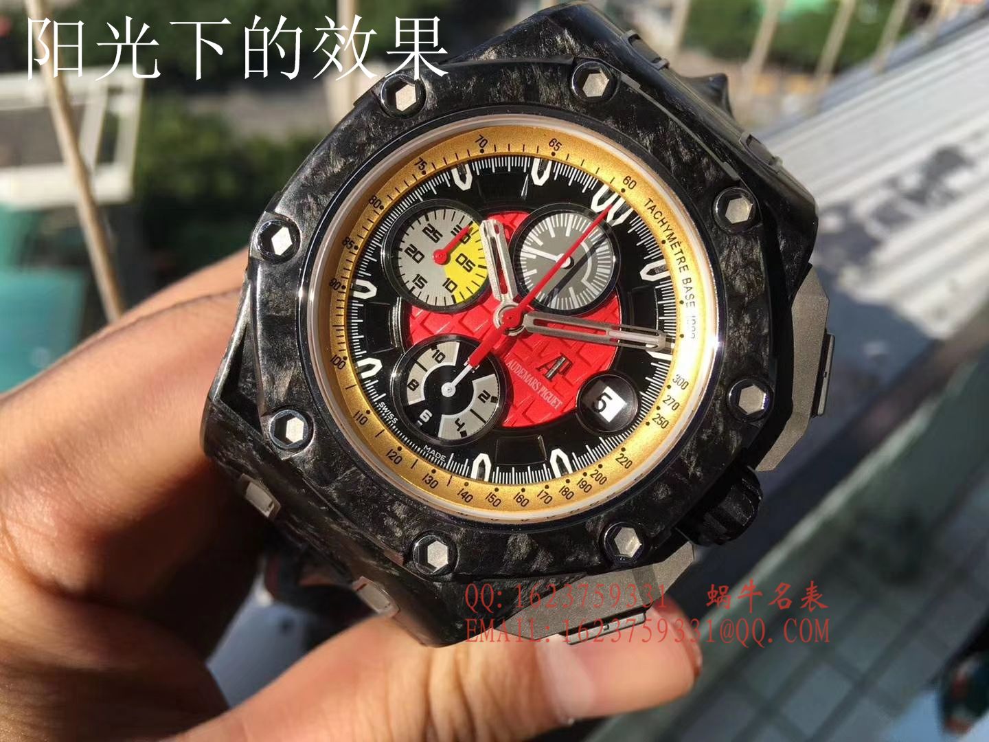 【 Video analysis JF Factory 1:1超A高仿手表】Audemars Piguet 格兰披治大奖赛限定版26290IO.OO.A001VE.01机械 wrist watch  / AP041