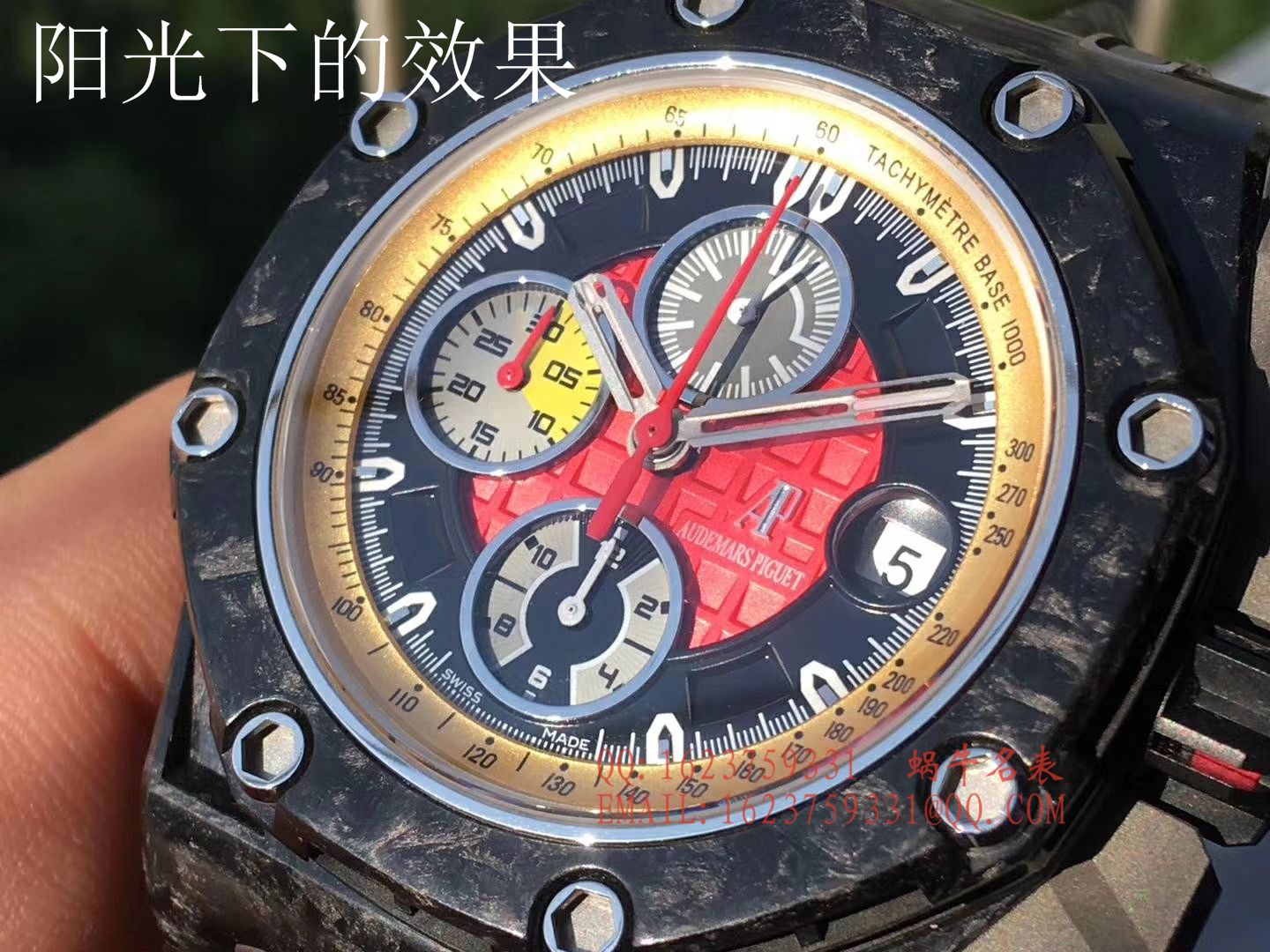 【 Video analysis JF Factory 1:1超A高仿手表】Audemars Piguet 格兰披治大奖赛限定版26290IO.OO.A001VE.01机械 wrist watch  / AP041