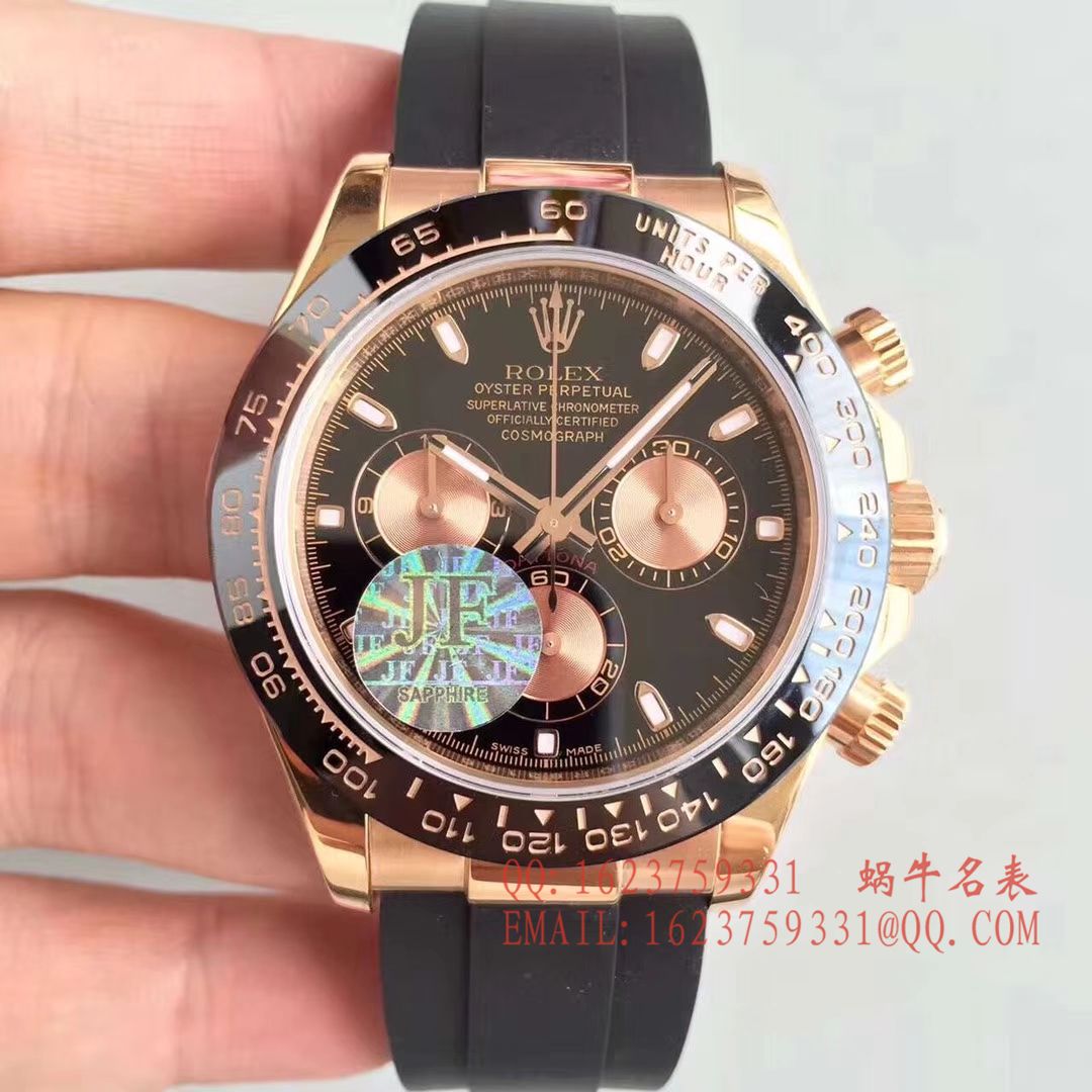 【JF1:1 top 复刻高仿手表】 Rolex  Cosmograph Daytona  Ditongna 系列116515LN-L(FC) 咖啡色机械 wrist watch  / R009