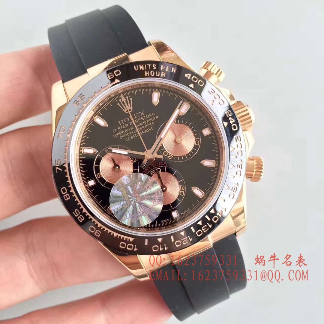 【JF1:1 top 复刻高仿手表】 Rolex  Cosmograph Daytona  Ditongna 系列116515LN-L(FC) 咖啡色机械 wrist watch  / R009