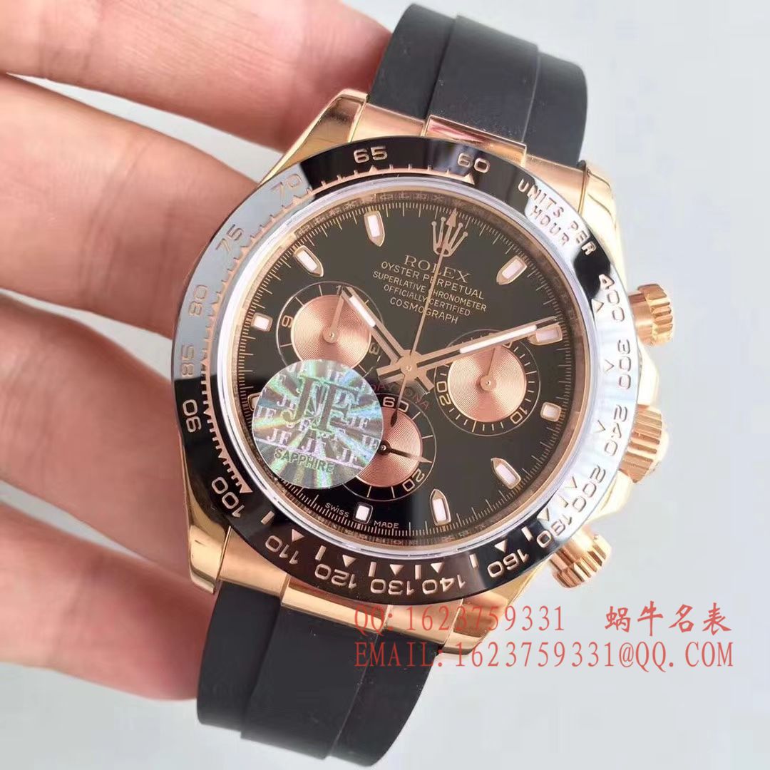 【JF1:1 top 复刻高仿手表】 Rolex  Cosmograph Daytona  Ditongna 系列116515LN-L(FC) 咖啡色机械 wrist watch  / R009