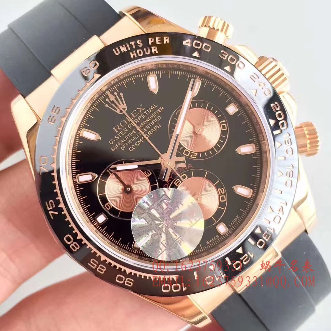 【JF1:1 top 复刻高仿手表】 Rolex  Cosmograph Daytona  Ditongna 系列116515LN-L(FC) 咖啡色机械 wrist watch  / R009