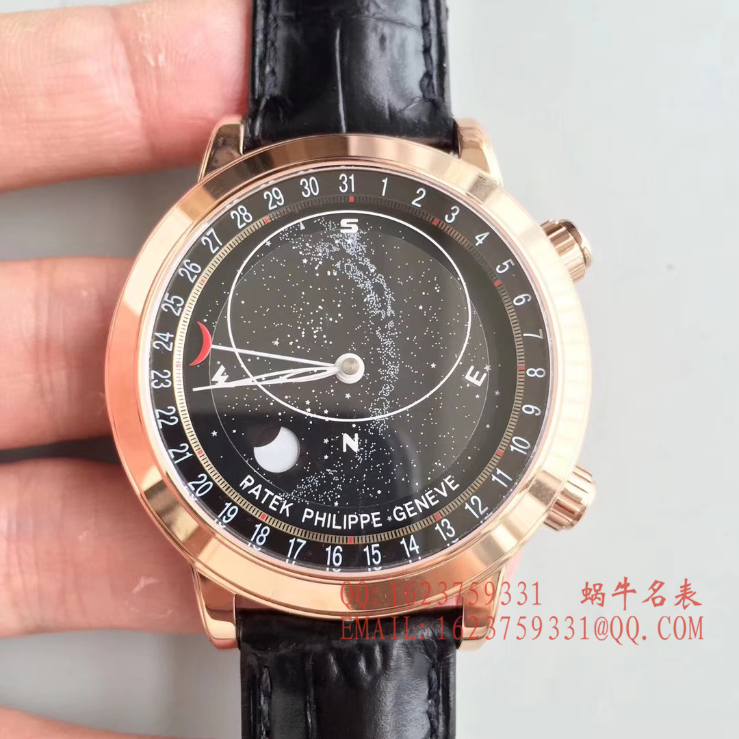 【 Video analysis 】高仿 PATEK PHILIPPE 超级复杂功能计时系列6102P-001 、6104G-001、铂金 wrist watch /6102R-001 玫瑰金 wrist watch  / BD219