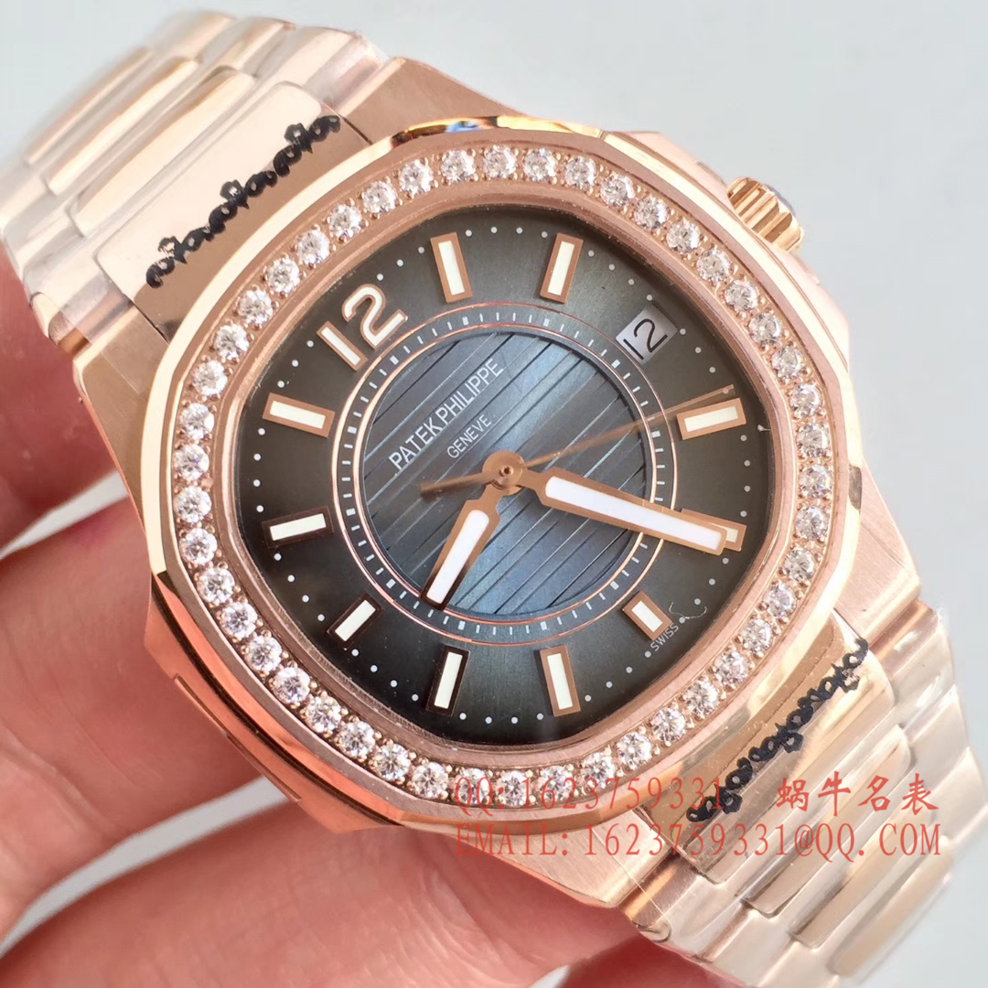 【JJ一比一超A高仿手表】 PATEK PHILIPPE 运动系列7011/1G-001 、7011/1G-010白金 wrist watch 、7011/1R-010 、7011/1R-001玫瑰金女士 wrist watch ( Nautilus ) / BD220