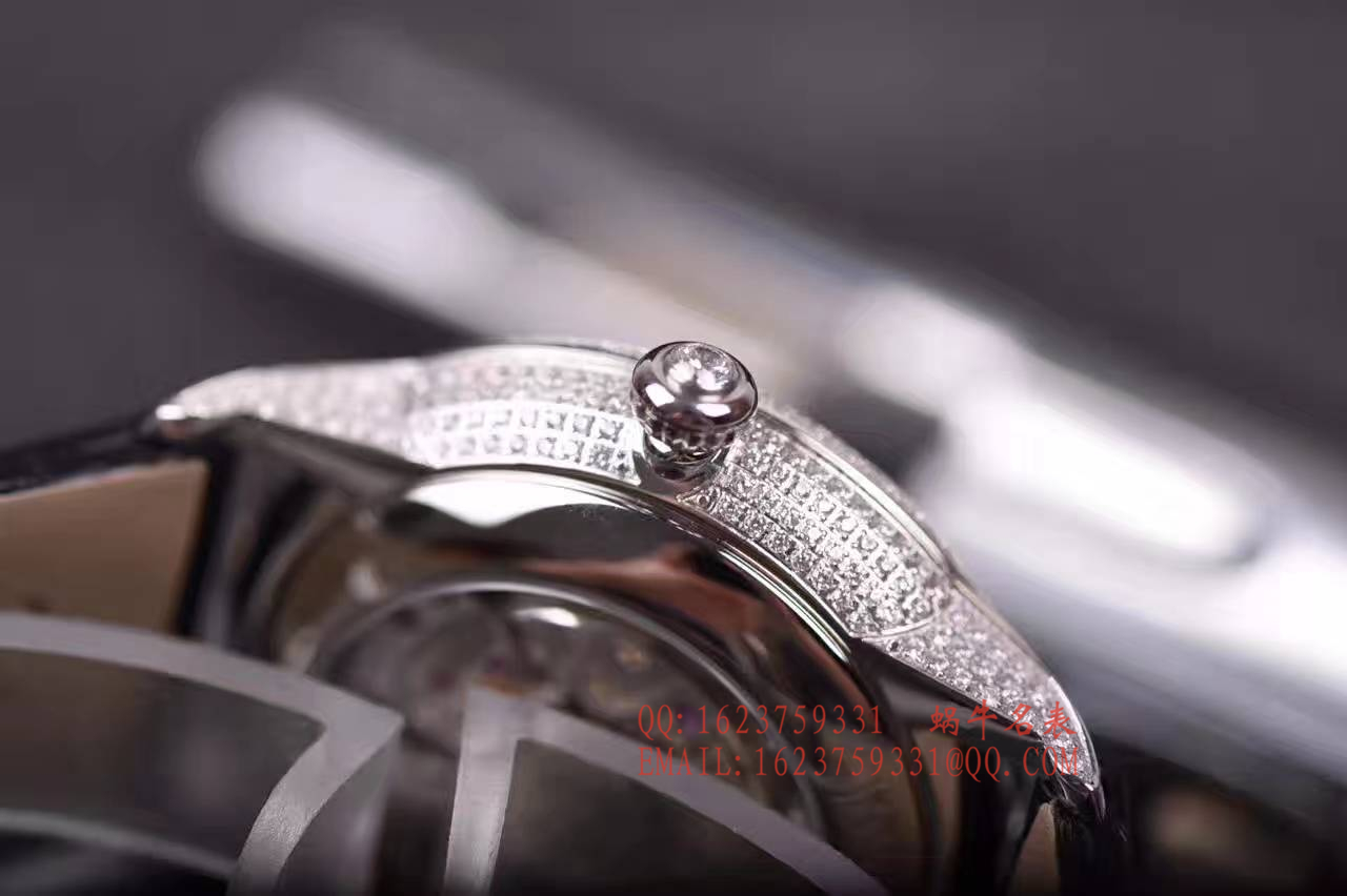  Jaquet Droz  wrist watch 精品推荐️极具视觉冲击感的放射大罗马刻度圈口及壳身均手工镶钻复刻原装 Jaquet Droz 自动机械 Movement 已最大程度还原正品味道❣前后蓝宝石镜面进口小牛皮直径42mm低调奢华有内涵 / YK012