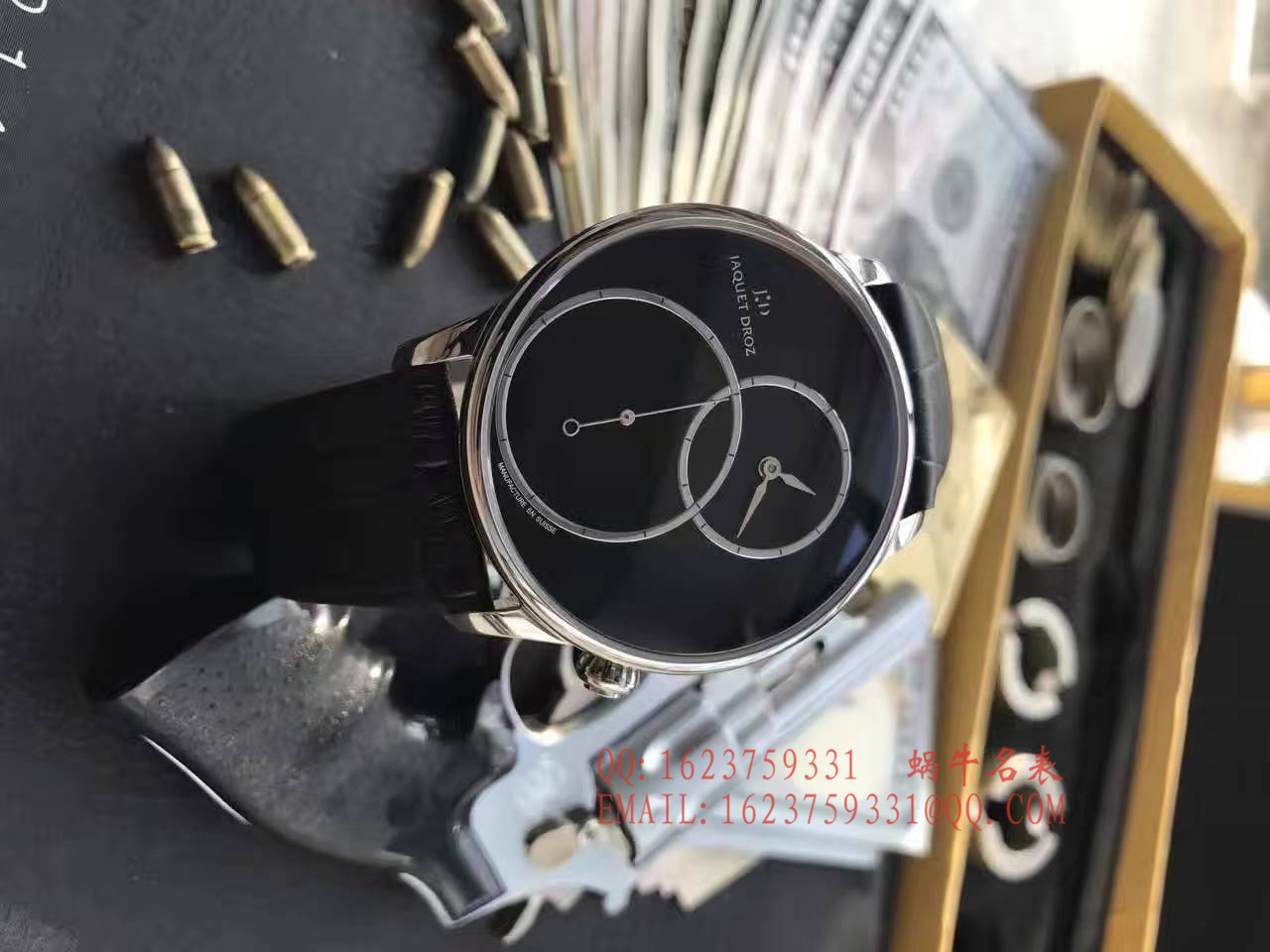 【实拍图鉴赏】KS Factory 1:1超A精仿手表之 Jaquet Droz 大秒针系列J006030270手表 /  Jaquet Droz YK01