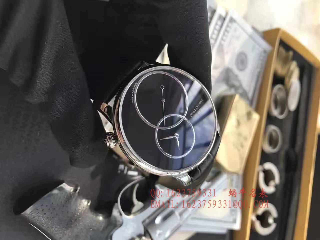 【实拍图鉴赏】KS Factory 1:1超A精仿手表之 Jaquet Droz 大秒针系列J006030270手表 /  Jaquet Droz YK01