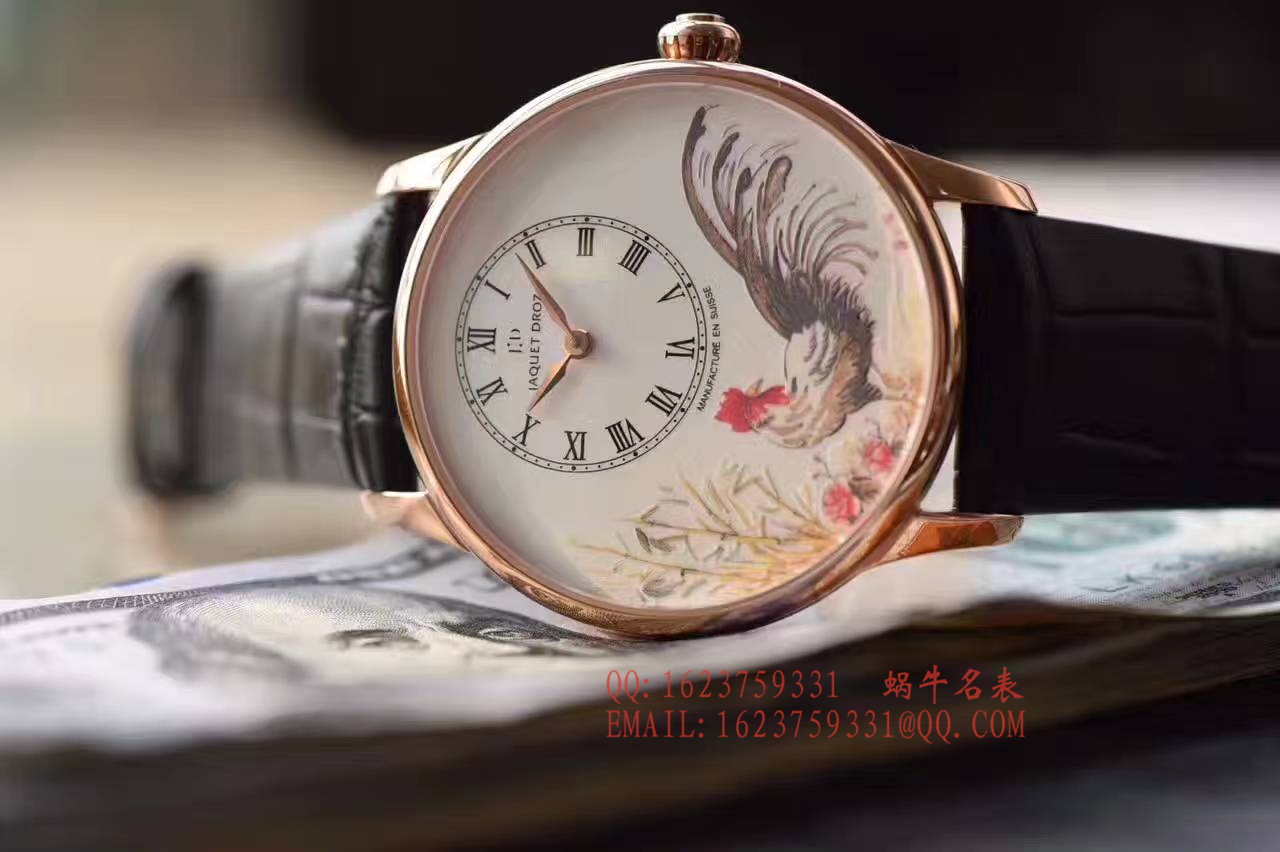 【 top 复刻高仿手表】 Jaquet Droz 时分小针盘系列J005013216 wrist watch  / YD006