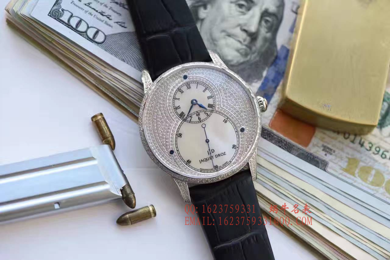 【实拍图鉴赏】一比一精高仿手表之 Jaquet Droz 大秒针系列J003034205 wrist watch  /  Jaquet Droz YK03
