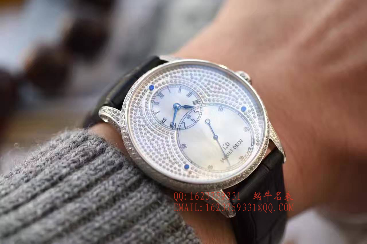【实拍图鉴赏】一比一精高仿手表之 Jaquet Droz 大秒针系列J003034205 wrist watch  /  Jaquet Droz YK03