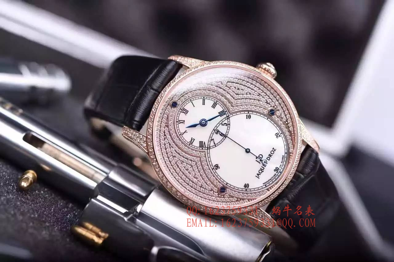 【实拍图鉴赏】1:1超A高仿手表之 Jaquet Droz 大秒针系列J014013226 wrist watch  /  Jaquet Droz YK04