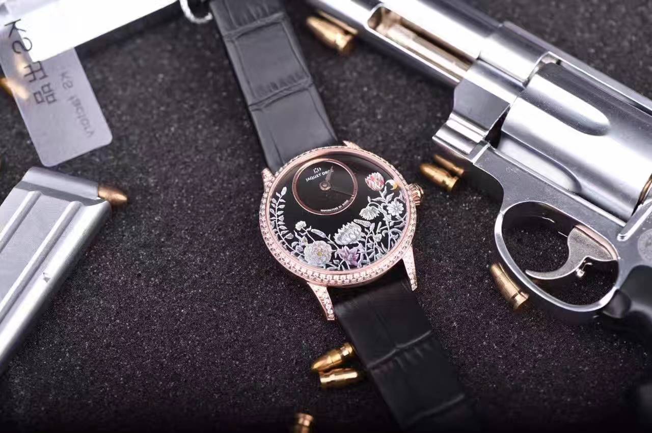 【实拍图鉴赏】KS Factory 1:1超A高仿手表之 Jaquet Droz 艺术工坊系列J005003221女表 /  Jaquet Droz YK07