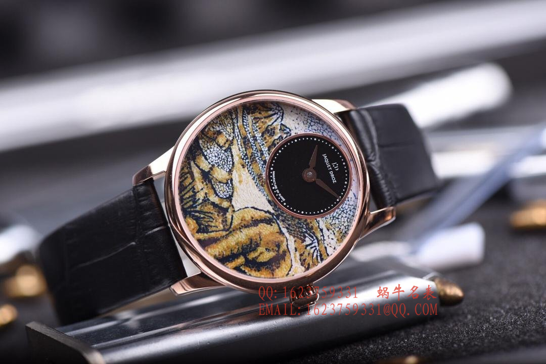 【实拍图鉴赏】 Jaquet Droz 艺术工坊系列精美两针女表 /  Jaquet Droz YK05.5
