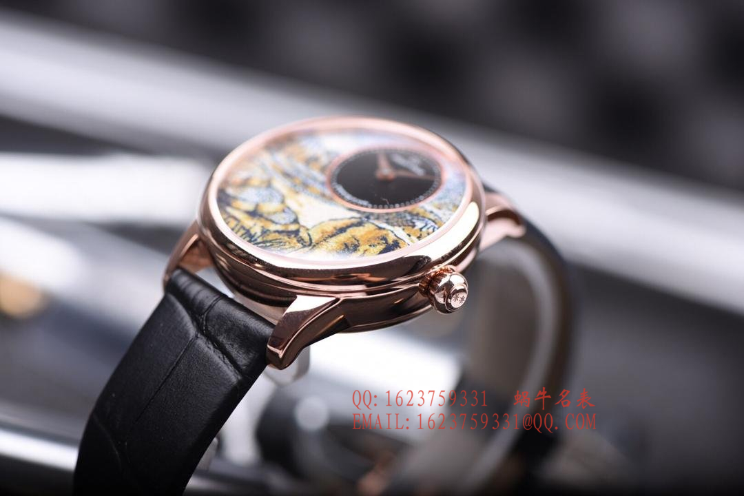 【实拍图鉴赏】 Jaquet Droz 艺术工坊系列精美两针女表 /  Jaquet Droz YK05.5