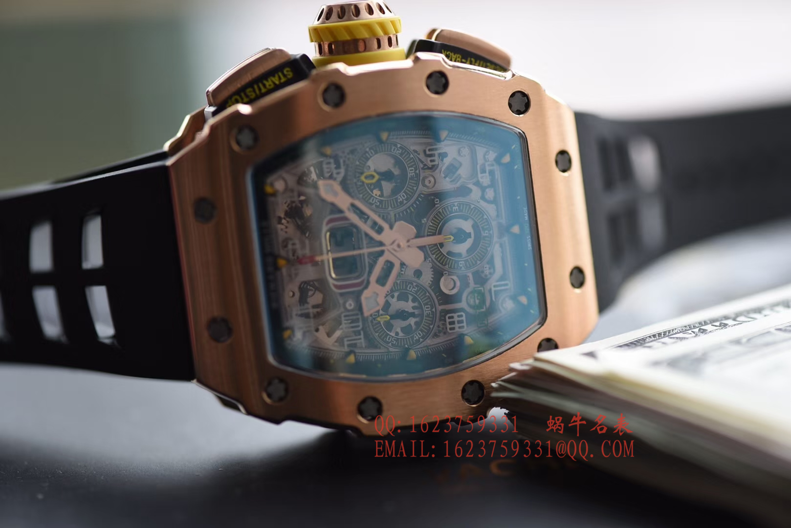 【独家 Video analysis KV一比一超A高仿手表】 Richard Miller RICHARD MILLE男士系列RM 11-03RG wrist watch  / RM 011D