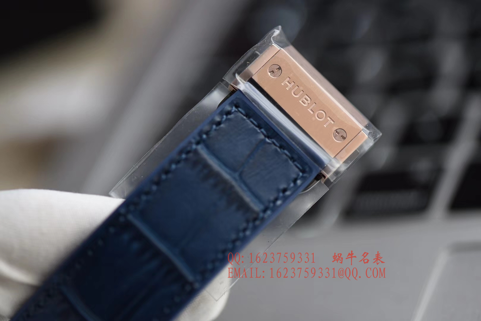 【JJ一比一超A高仿手 表】  Hublot 经典融合系列 hublot classic fusion  kinggold金壳蓝面 / YB053