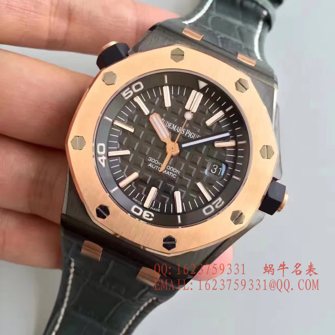【 Video analysis JF Factory 一比一高仿手表】Audemars Piguet  Royal Oak Offshore 系列15709TR.OO.A005CR.01男表 / AP077A