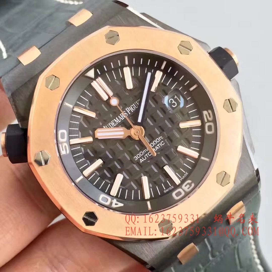 【 Video analysis JF Factory 一比一高仿手表】Audemars Piguet  Royal Oak Offshore 系列15709TR.OO.A005CR.01男表 / AP077A