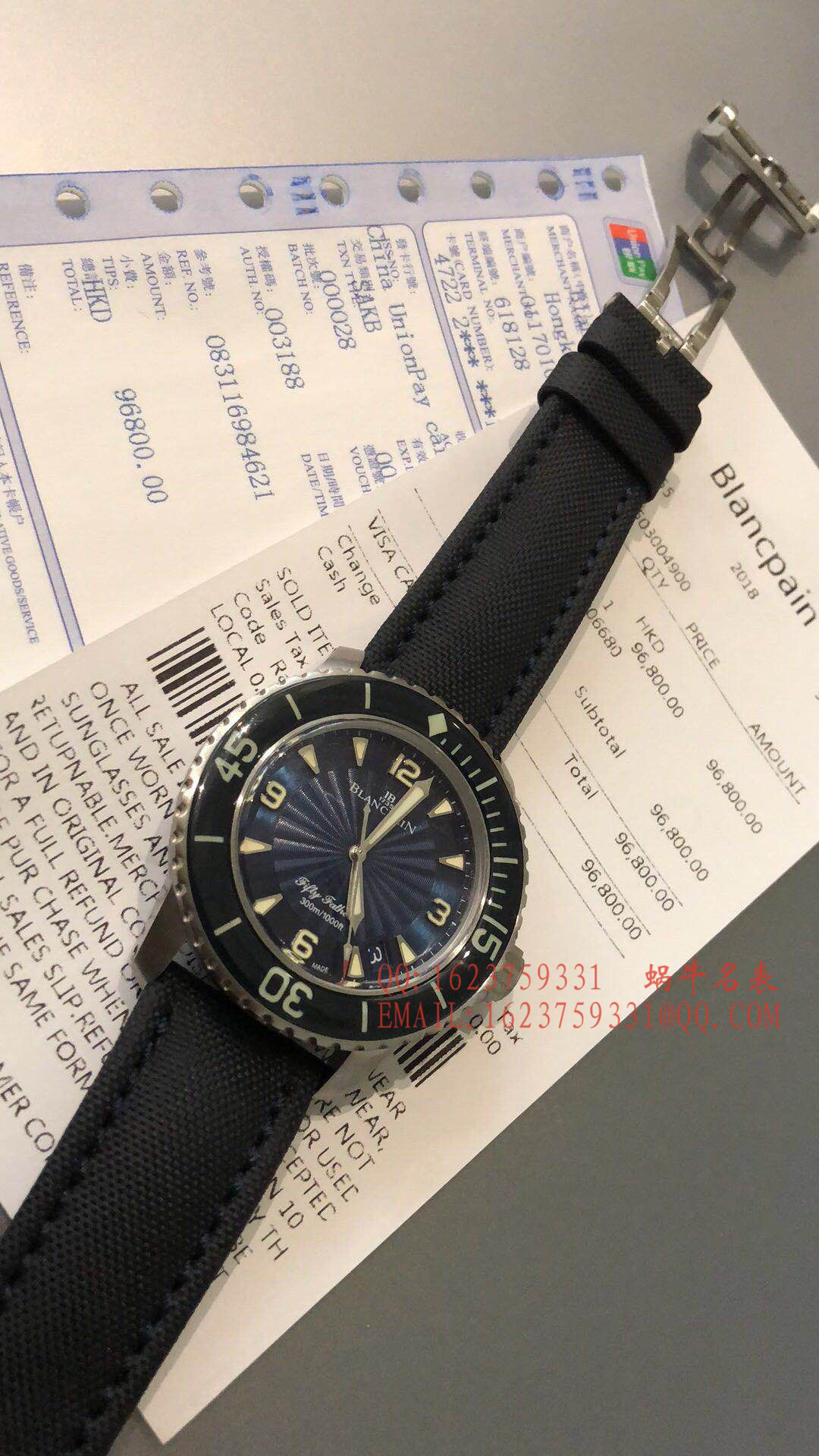 【 Video analysis ZF一比一超A高仿手表】Blancpain Blancpain  Fifty Fathoms 超薄 Movement 系列 5015D-1140-52B蓝面 wrist watch  / BP035