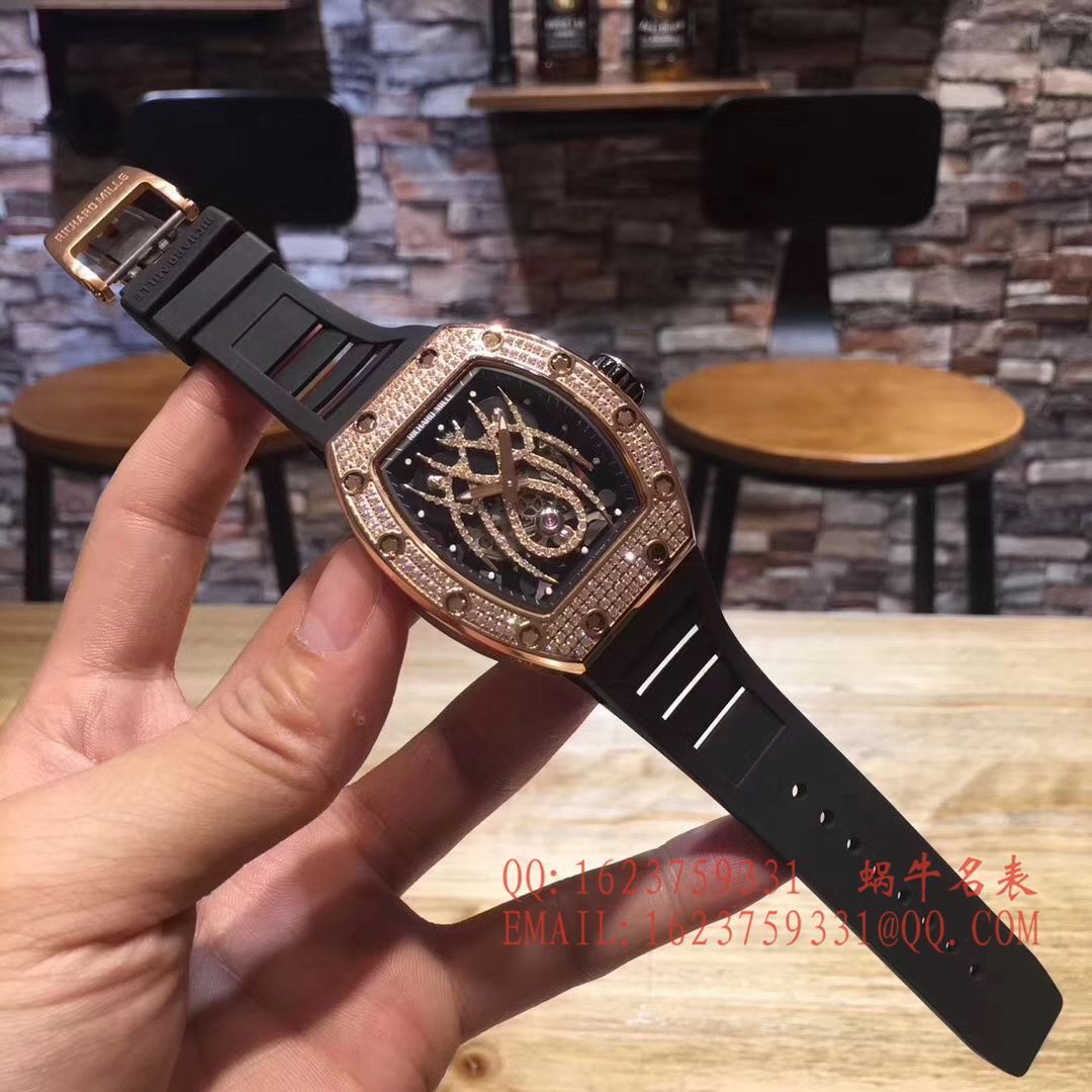  Richard Miller 女士系列RM 19-01 TOURBILLON NATALIE PORTMAN wrist watch (蜘蛛镶钻女表) / RM 19-01