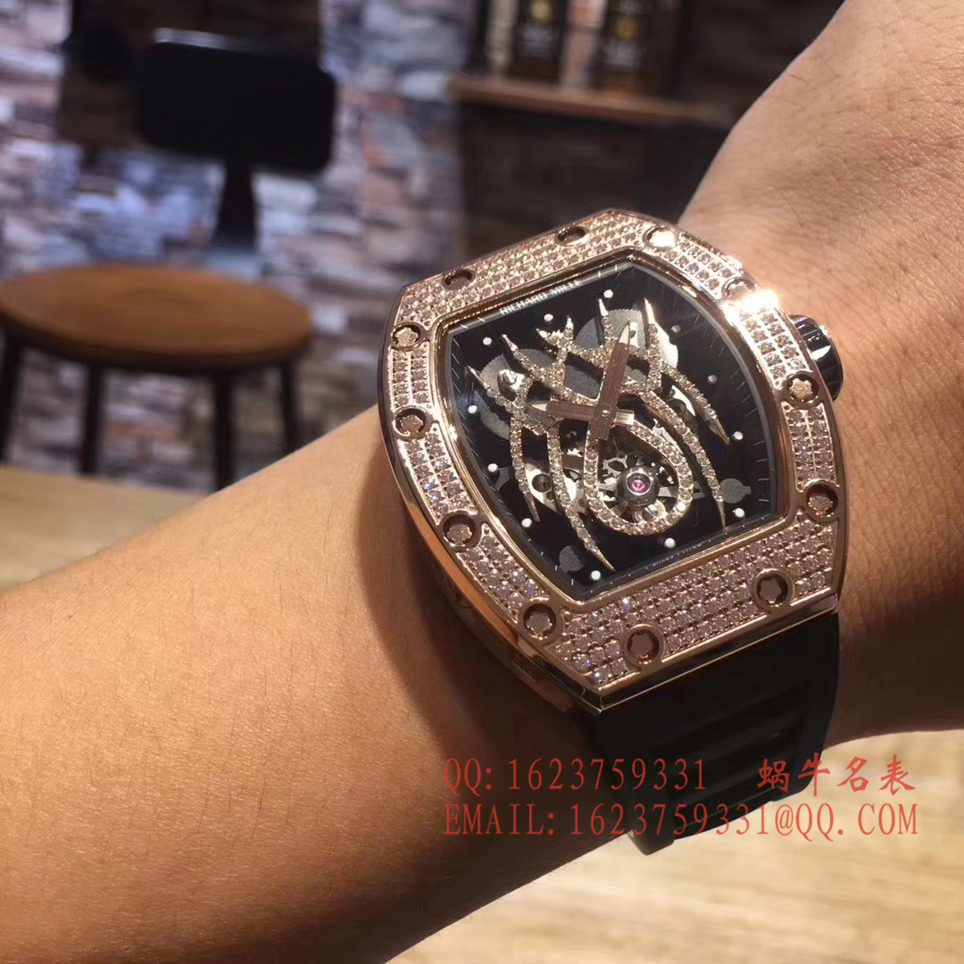  Richard Miller 女士系列RM 19-01 TOURBILLON NATALIE PORTMAN wrist watch (蜘蛛镶钻女表) / RM 19-01