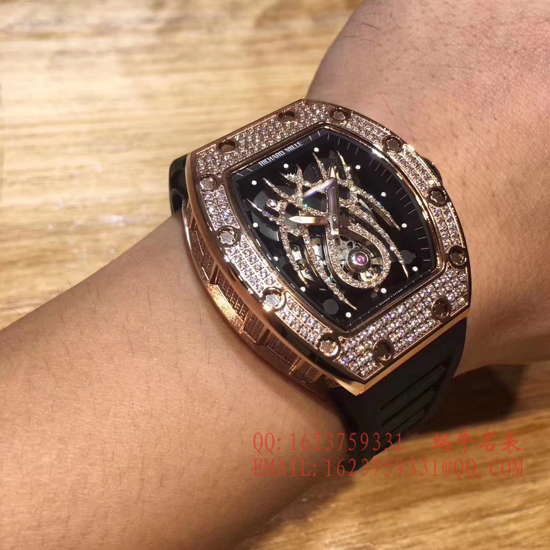 Richard Miller 女士系列RM 19-01 TOURBILLON NATALIE PORTMAN wrist watch (蜘蛛镶钻女表) / RM 19-01
