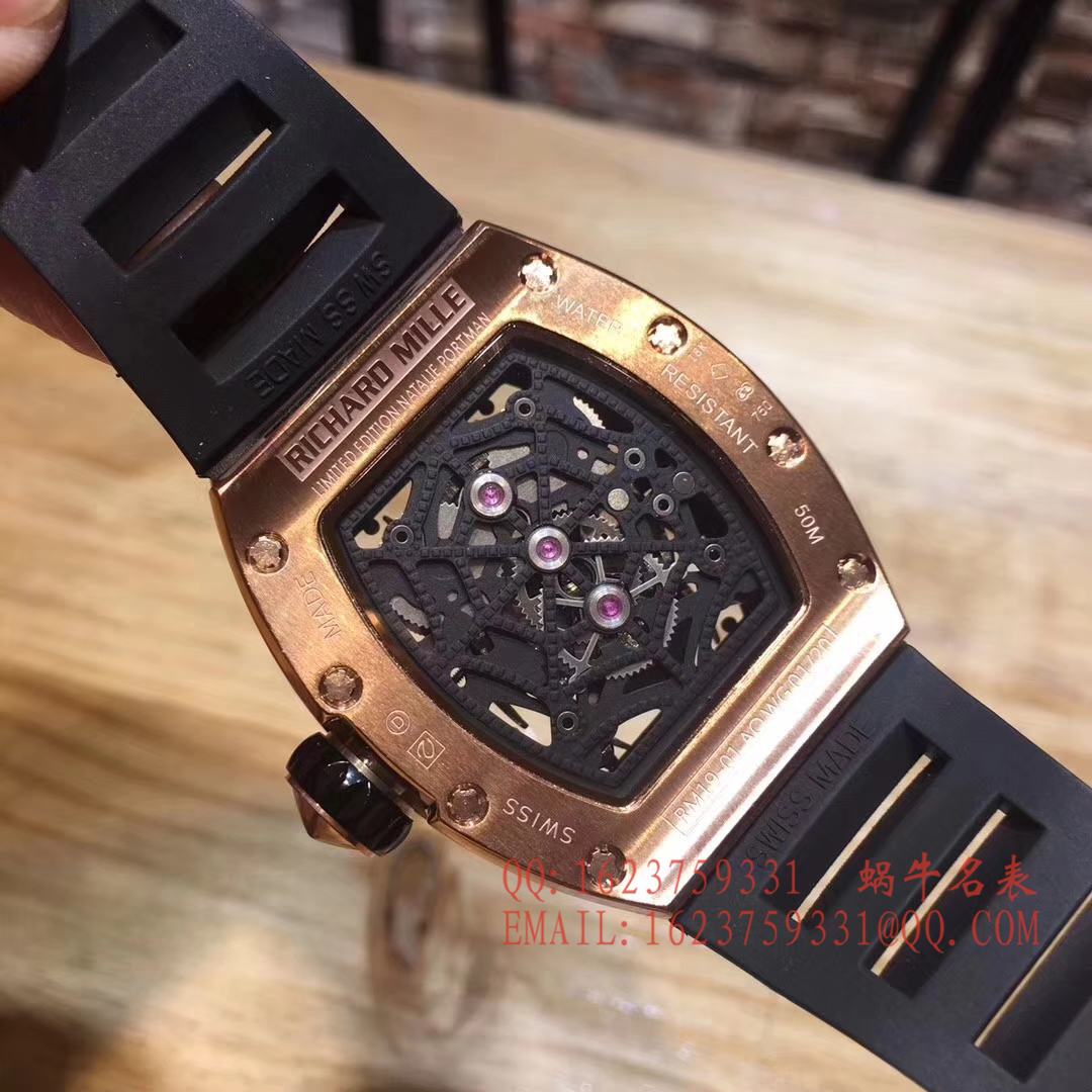  Richard Miller 女士系列RM 19-01 TOURBILLON NATALIE PORTMAN wrist watch (蜘蛛镶钻女表) / RM 19-01