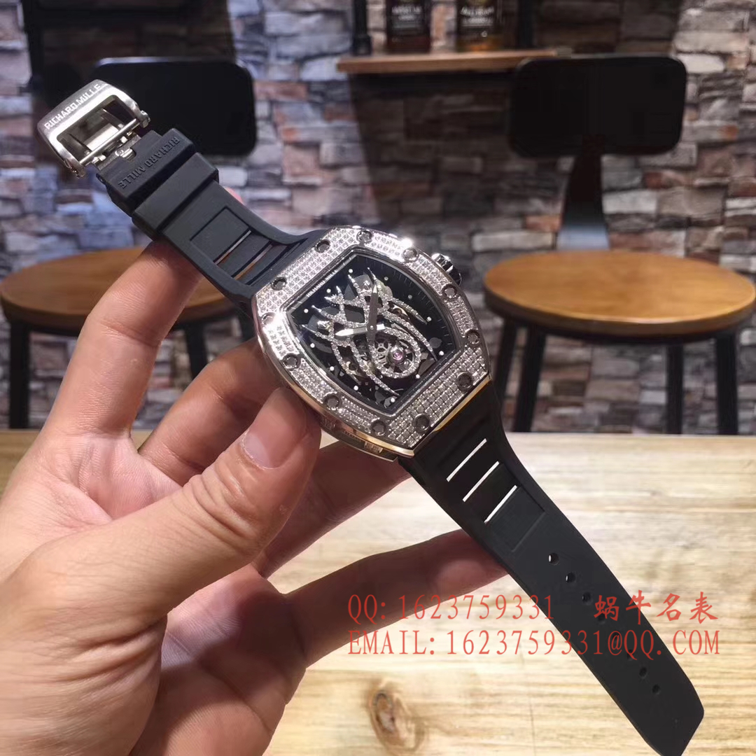  Richard Miller 女士系列RM 19-01 TOURBILLON NATALIE PORTMAN wrist watch (蜘蛛镶钻女表) / RM 19-01