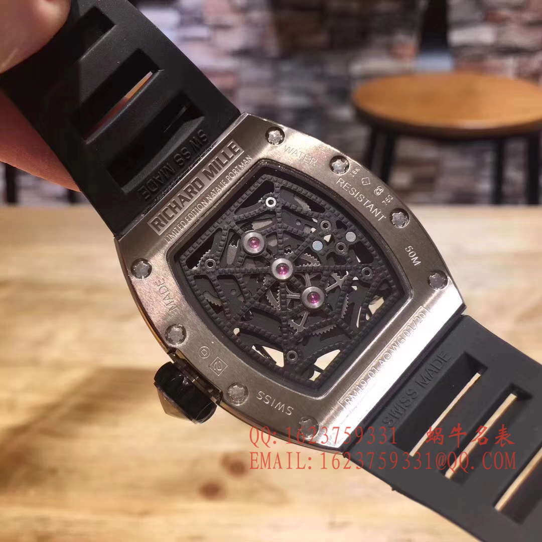  Richard Miller 女士系列RM 19-01 TOURBILLON NATALIE PORTMAN wrist watch (蜘蛛镶钻女表) / RM 19-01