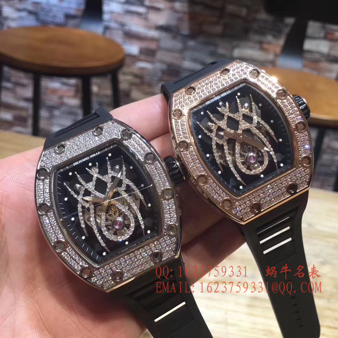  Richard Miller 女士系列RM 19-01 TOURBILLON NATALIE PORTMAN wrist watch (蜘蛛镶钻女表) / RM 19-01