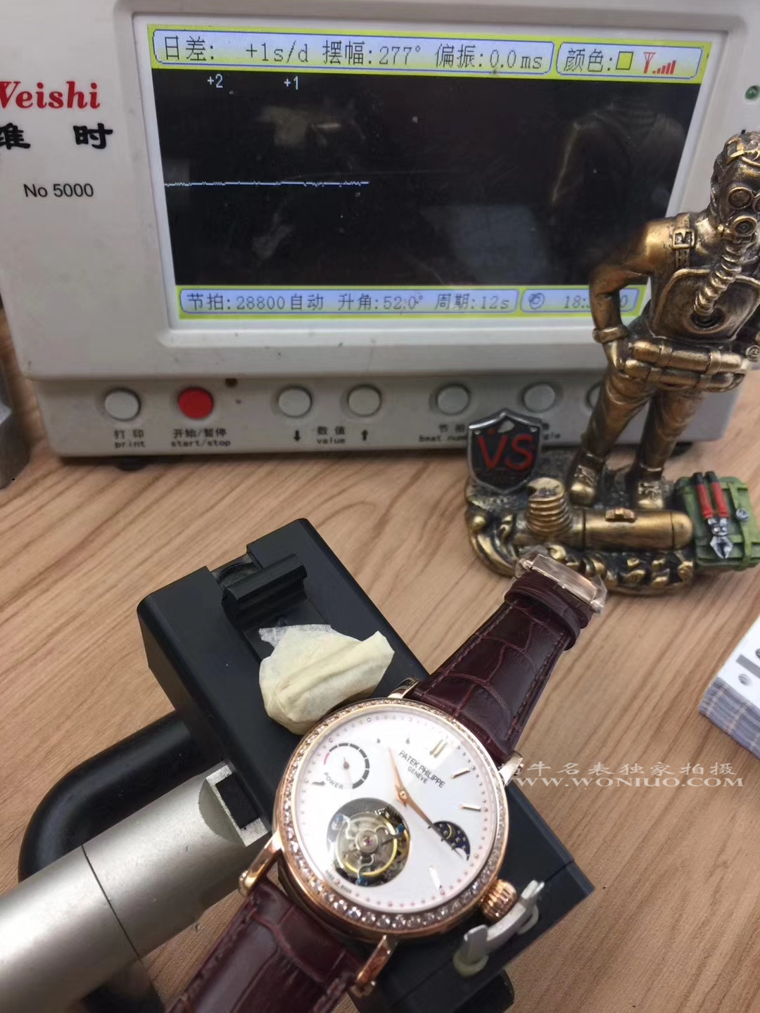 【TF Factory 一比一高精仿手表】 PATEK PHILIPPE 镂空雕花动力星辰真 Tourbillon  wrist watch  / BD202
