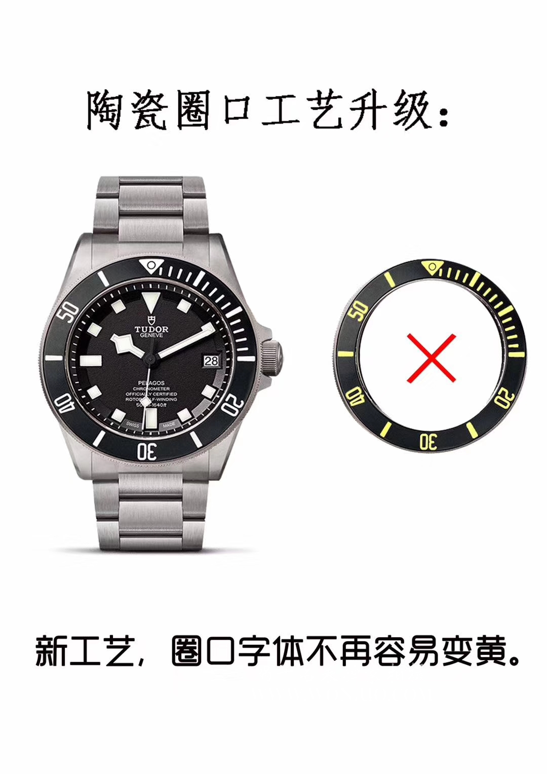 【独家视频测评XF一比一超A精仿手表】 Tudor PELAGOS系列战斧25500TN 黑钛土豆黑色战斧 / DT007A